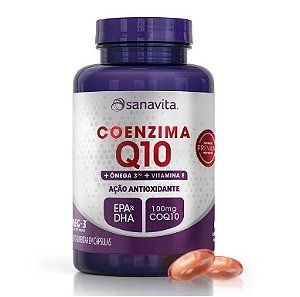 Cápsulas de Coenzima Q10 60 de 500mg Sanavita