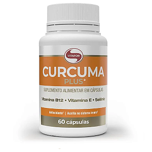 Cápsulas de Cúrcuma Plus 60 de 750mg Vitafor