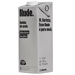 Bebida de Aveia Barista (Cinza) 1L Nude