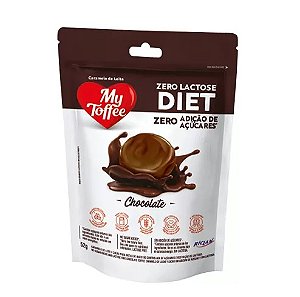 Bala Chocolate Diet Zero Açúcar 52g My Toffee