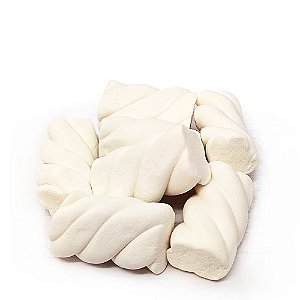 Fini Marshmallows Torcido Branco Granel