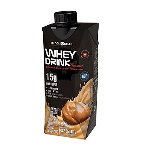 Whey Drink Gourmet Sabor Doce de Leite 250ml Black Skull