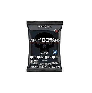 Whey 100% HD Refil Chocolate 900g Black Skull