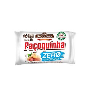 Paçoquinha Rolha Zero 18g Da Colônia