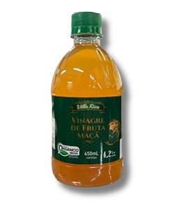 Vinagre de Maçã Orgânico 4,2% 450ml Villa Rica