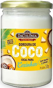 Gordura de Coco 270g Da Colônia