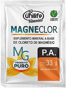 Magneclor Cloreto de Magnésio em Pó 33g Unilife