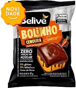 Bolinho de Cenoura Zero Açúcar 45g Belive