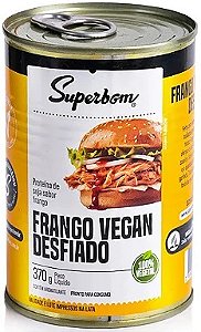 Frango Vegano Desfiado 370g Superbom