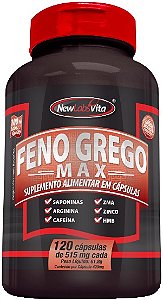 Capsula Feno Grego Max 120cp New Labs Vita
