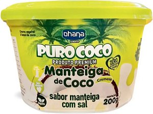 Manteiga de Coco com Sal 200g Puro Coco