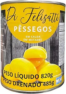 Pêssego em Calda Metades 820g Di Felizatti