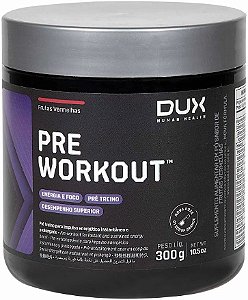 Pre Workout sabor Frutas Vermelhas 300g Dux