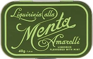 Alcaçuz Puro com Hortelã 40g Amarelli