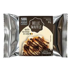 Belle Waffle Riscas Chocolate 30g