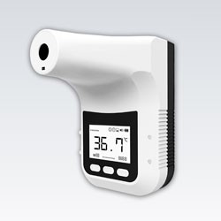 Termômetro infravermelho digital (febre) - EF235P c/ Pedestal  - MEGABRAS