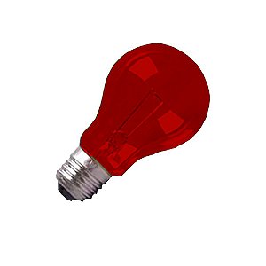 Lâmpada Incandescente Colorida Vermelha 40w 127v Sadokin