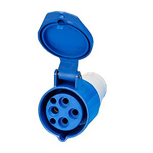 Acoplador Femeá Industrial 3p+t 32a Azul 250v MGI-224-9 JNG