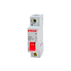 Disjuntor Din Sdd61c50 Curva C Unipolar 50a Steck