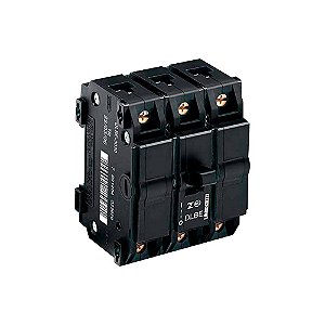 Disjuntor Nema Tripolar Dlb 25a Lorenzetti Trifásico Preto