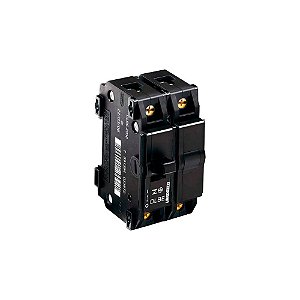 Disjuntor Nema Bipolar Dlb 15a Lorenzetti Bifásico Preto
