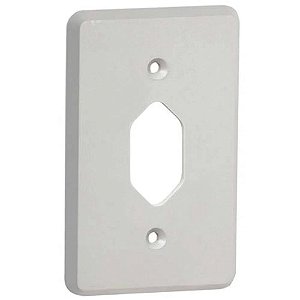 Placa 1 Tomada 4x2 Cinza Radial