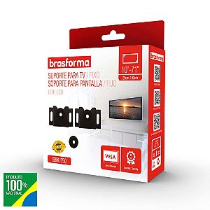 Suporte para TV Fixo 10 a 71 Brasforma