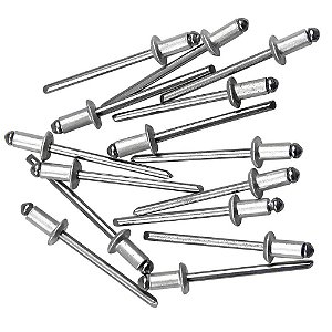 Pacote 25 Rebite Pop Repuxo Alumínio 419 -4,0x19,0mm