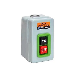 Botoeira Sobrepor on off BS 230B 3p 30a 3,7kw 12664 JNG