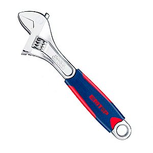 Chave Inglesa 12 Pol 300mm Ajustável Emtop Cabo Emborrachado