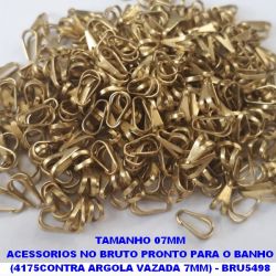 ACESSORIOS NO BRUTO PRONTO PARA O BANHO (4175)CONTRA ARGOLA VAZADA 7MM) - BRU5498