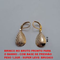 BRINCO NO BRUTO PRONTO PARA  O BANHO - COM BASE DE PRESSÃO PESO 1,2GR - SUPER LEVE- BRU2433