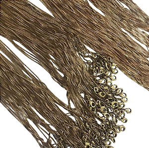 CORRENTE BRUTO PRONTO PARA O BANHO CORRENTE VENEZIANA 0,8MM ( ''45CM'' ) PESO TOTAL 2,2GR - BRU0112