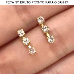 BRINCO NO BRUTO PRONTO PARA O BANHO JA NO COBRE TAMANHO APROXIMADO: 3MM REF:BRU1195