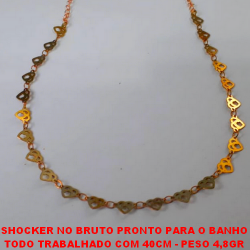 SHOCKER NO BRUTO PRONTO PARA O BANHO(FAB) TODO TRABALHADO COM 40CM - PESO 4,8GR BRU3515