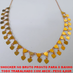 SHOCKER NO BRUTO PRONTO PARA O BANHO(FAB) TODO TRABALHADO COM 40CM - PESO 4,8GR BRU3512