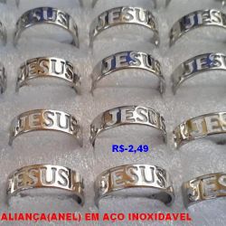 ALIANÇAS / ANÉIS EM AÇO - Jóias & Cia