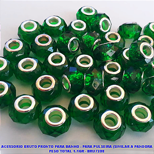 ACESSORIO BRUTO PRONTO PARA BANHO (CX52)- PARA PULSEIRA (SIMILAR A PANDORA PESO TOTAL 1.1GR (VENDAS POR UNIDADES) - BRU7284