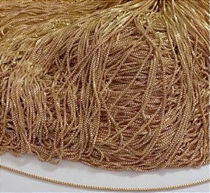 CORRENTE VENEZIANA NO BRUTO PRONTO PARA O BANHO - PACOTE COM  100MTS PESO DO PACOTE 315gr - " VENEZIANA 0,8 " VENDA SOMENTE O PACOTE COM 100 METROS - BRU7381