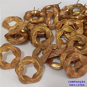BRINCO NO BRUTO PRONTO PARA O BANHO - MODELO TIPO ARGOLA - TAMANHO  20MM(2CM) - PESO TOTAL 6,2GR - BRU4312