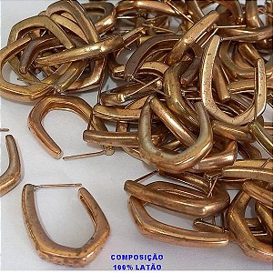 BRINCO NO BRUTO PRONTO PARA O BANHO(CX87) -BRINCO GOTA - TAMANHO 24MM / COMPOSIÇÃO 100% LATÃO -PESO TOTAL DO PAR 5,9GR - BRU1246
