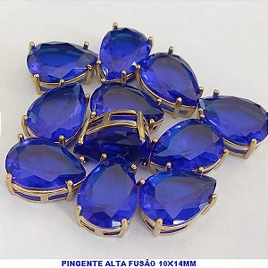 ACESSORIO NO BRUTO PRONTO PARA O BANHO - PINGENTE NO BRUTO COM BASE 10X14 EM ALTA FUSÃO - PEDRA DE ZIRCONIA  - PESO TOTAL 1.4GR - (PEÇA VENDIDA POR UNIDADE - BRU000403