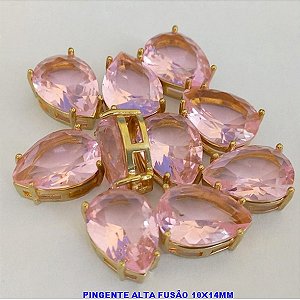 ACESSORIO NO BRUTO PRONTO PARA O BANHO - PINGENTE NO BRUTO COM BASE 10X14 EM ALTA FUSÃO - PEDRA DE ZIRCONIA  - PESO TOTAL 1.4GR - (PEÇA VENDIDA POR UNIDADE - BRU000407