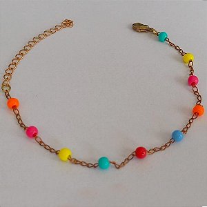 PULSEIRA NO BRUTO PRONTO PARA O BANHO - TAMANHO 18CM(COR DO VERÃO)PESO TOTAL 2.5GR - BRU5614