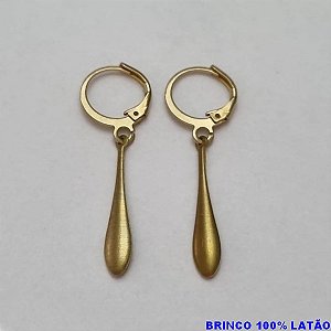 BRINCO BRUTO PARA BANHO(3.2215A1) (CX79)ARGOLA DE PRESSÃO PINGENTE FINO TAMANHO COM A BASE 36MM - PESO 1,2GR -  BRU100445A