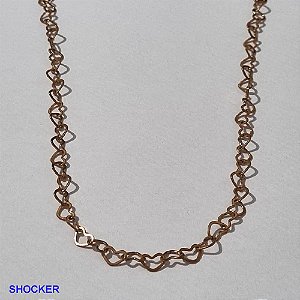 SHOCKER BRUTO PRONTO PARA BANHO CORRENTE DE  CORAÇÃO PESO TOTAL 7,0GR  - FECHO BÓIA - BRU001324A