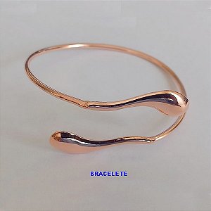 PULSEIRA(TIPO BRACELETE) NO BRUTO PRONTO PARA O BANHO - FORMATO GOTA -PESO TOTAL 2.6 - BRU001384A