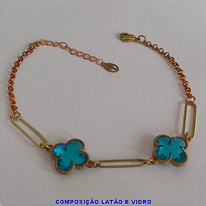PULSEIRA NO BRUTO PRONTO PARA O BANHO -  PULSEIRA FEMININA CORRENTE ELLO PORTUGUÊS VAN CLEEF  13MM  - TAMANHO 18CM - PESO 4.7GR  E FECHO LAGOSTA + EXTENSOR - BRU6338B