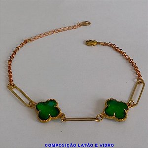 PULSEIRA NO BRUTO PRONTO PARA O BANHO -  PULSEIRA FEMININA CORRENTE ELLO PORTUGUÊS VAN CLEEF  13MM  - TAMANHO 18CM - PESO 4.7GR  E FECHO LAGOSTA + EXTENSOR - BRU6338D