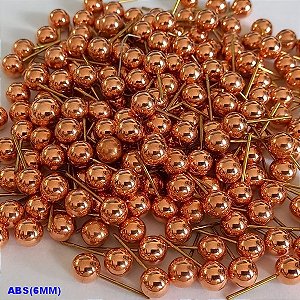 ACESSORIO (BRINCO NO BRUTO PRONTO PARA O BANHO(BRINCO TRADICIONAL COM PINO)COMPOSIÇÃO 50% LATÃO 50% PLASTICO(ABS) - TAMANHO 6MM - PESO TOTAL 0,5GR - BRU0001162